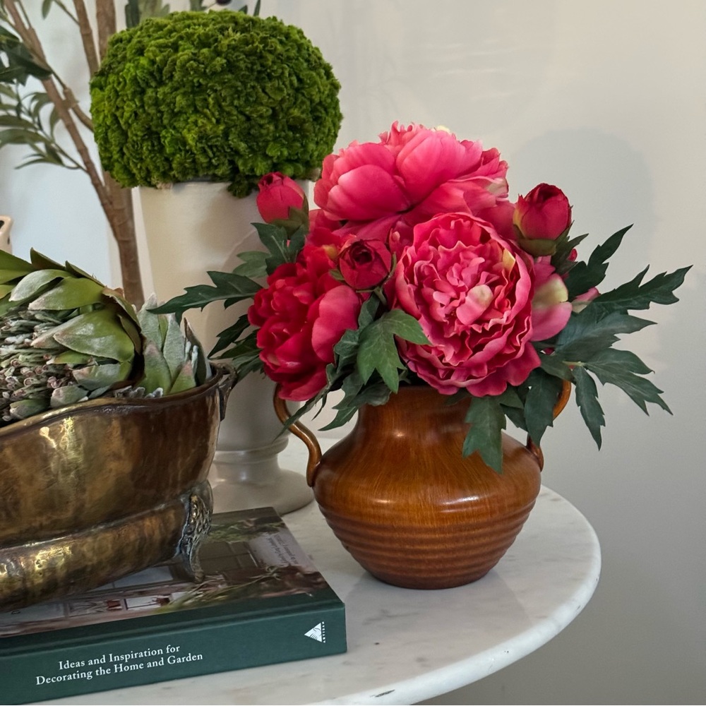 Peony Arrangement in Vase